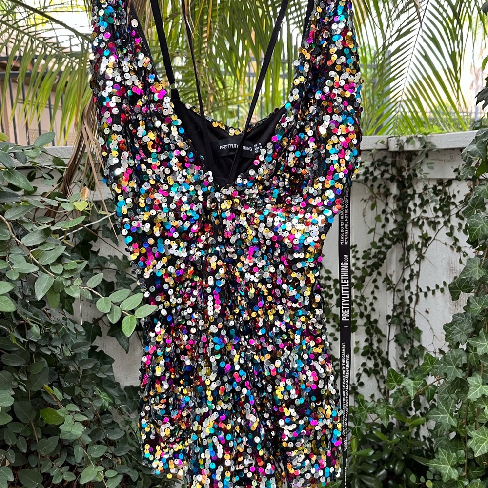 Juniors Pretty Little Thing Sequence ROMPER